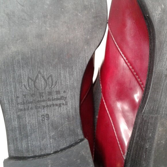 Bourgeois Boheme Women's Vegan Grace Chelsea Boot Red EU Size 39 / US 8.5 - Picture 16 of 16